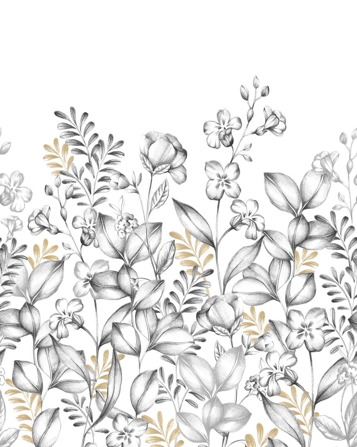 GOLDEN FLORESCENCE Wallpanel