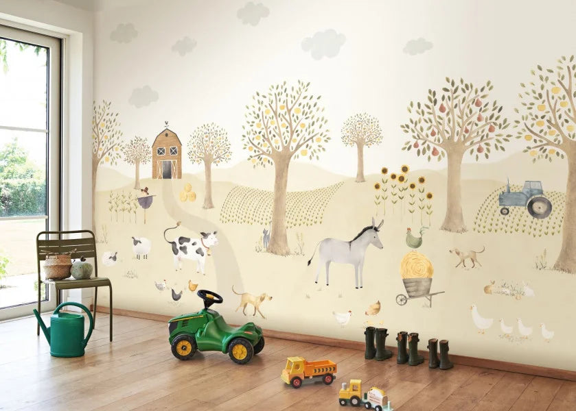 THE FARM ADVENTURES WITH DONKEY Wallpanel