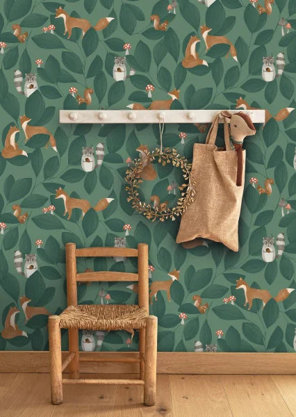 WOODLAND FRIENDS Wallpaper