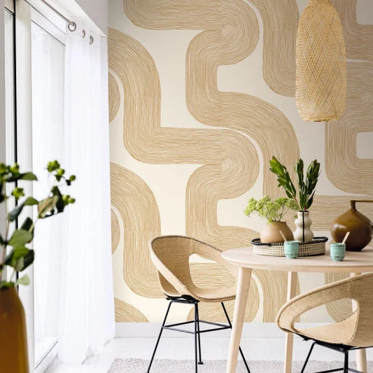 CURVING LINES Wallpanel