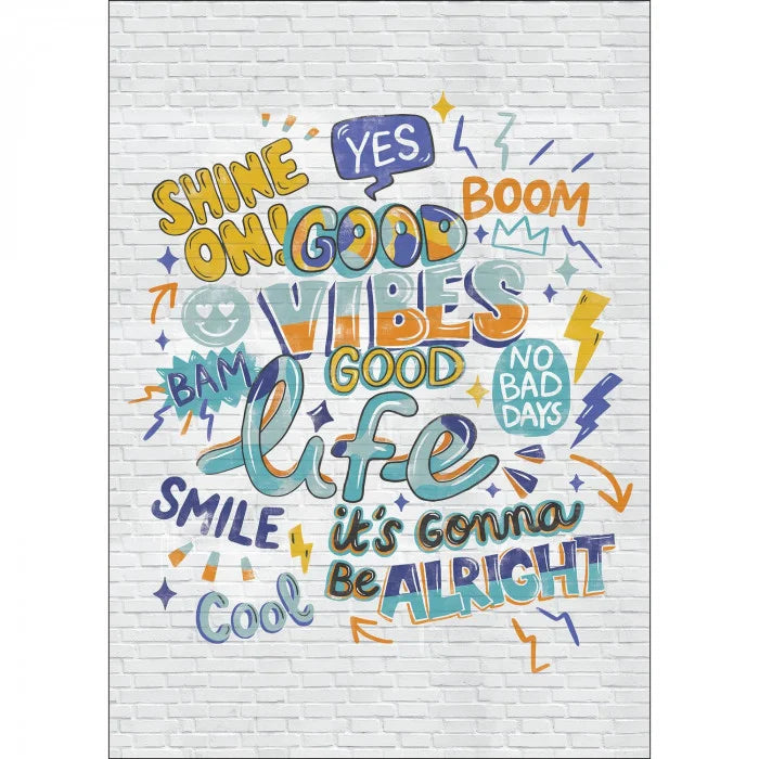 GOOD VIBES Wallpanel