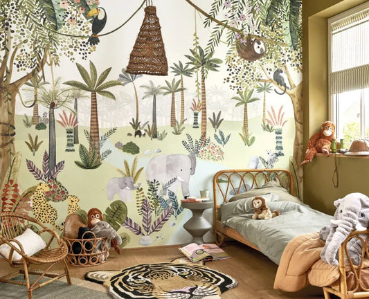 IN THE HEART OF THE JUNGLE Wallpanel