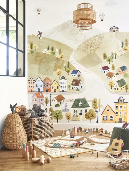 WELCOME TO THE VILLAGE Wallpanel