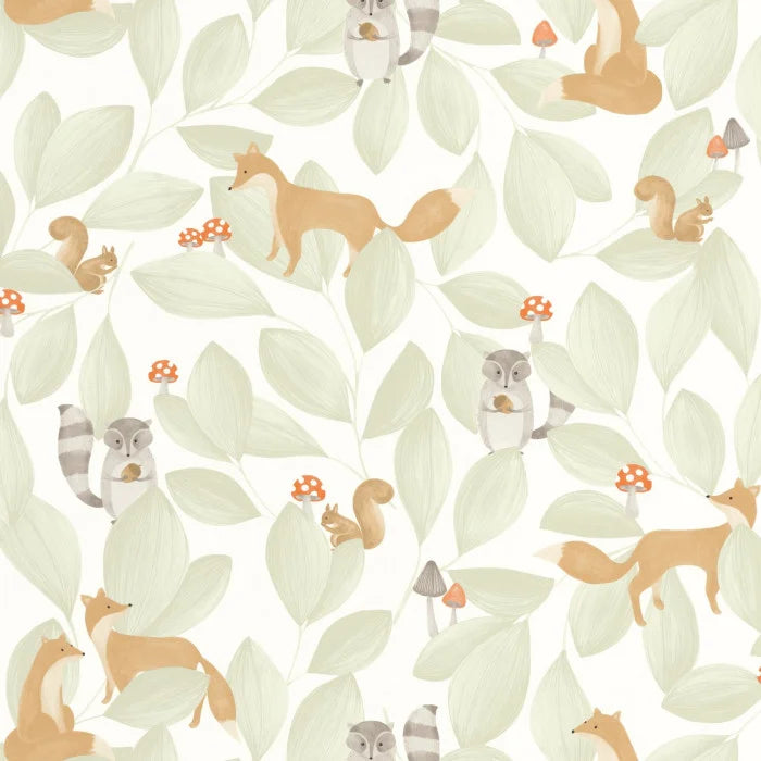WOODLAND FRIENDS Wallpaper