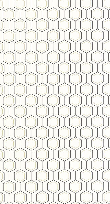 Gold White Black