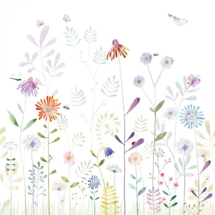 THE GARDEN SMALL WORLD WITH SNAIL Wallpanel