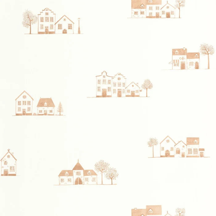 WALK IN THE VILLAGE Wallpaper