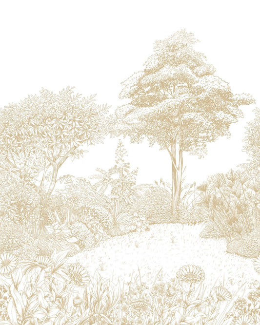 FLORAL SQUARE Wallpanel