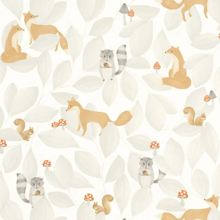 WOODLAND FRIENDS Wallpaper
