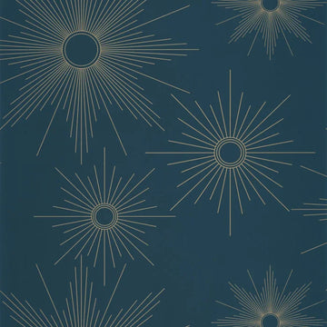 Golden Peacock Blue