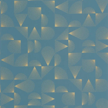 Gold Petrol Blue