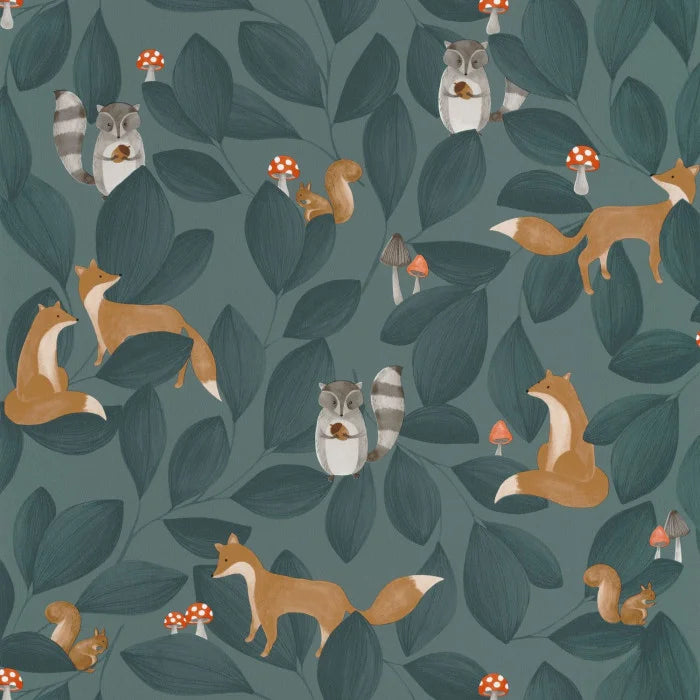 WOODLAND FRIENDS Wallpaper