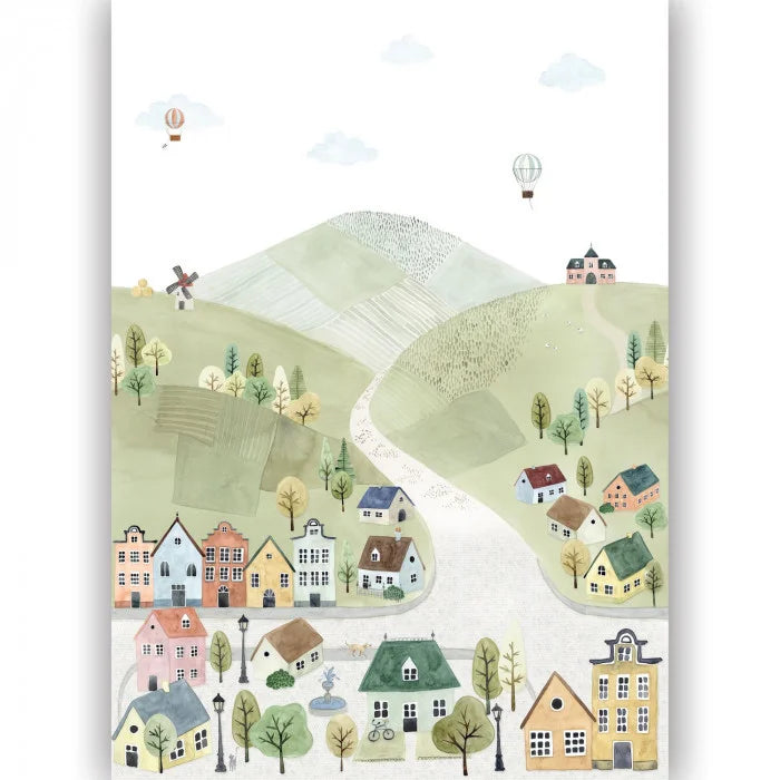 WELCOME TO THE VILLAGE Wallpanel