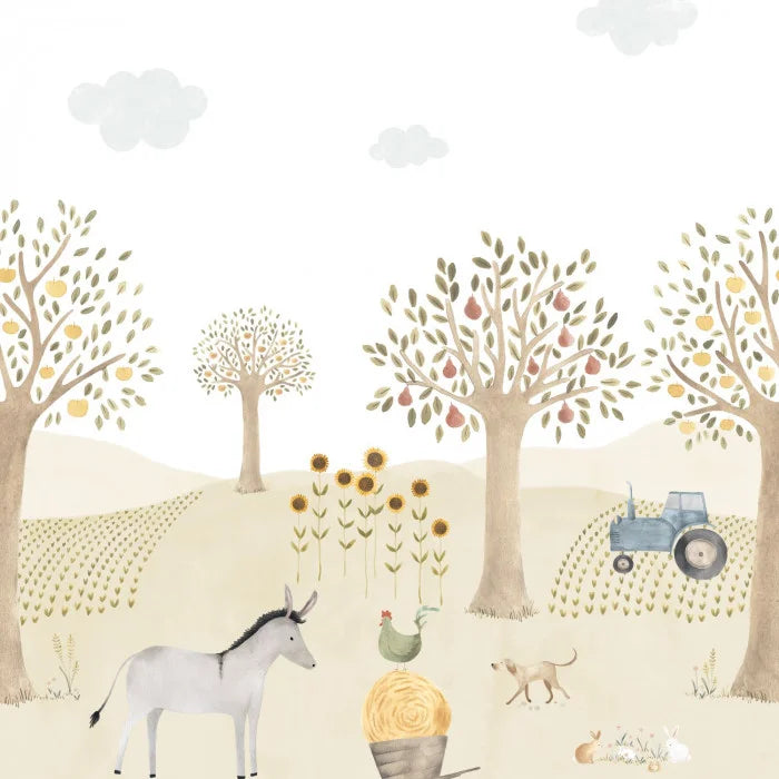 THE FARM ADVENTURES WITH DONKEY Wallpanel