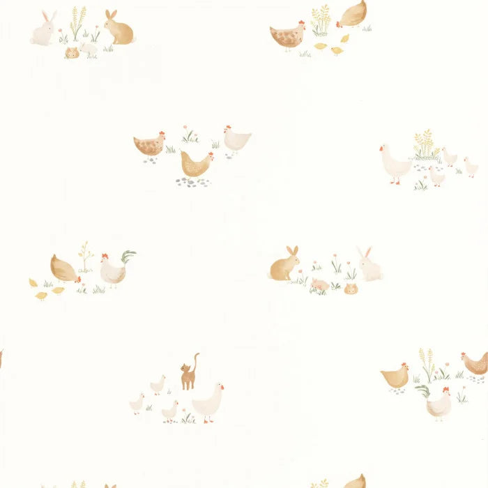 COMPANIONS OF THE FARM Wallpaper