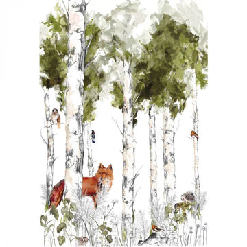 White/Moss Green