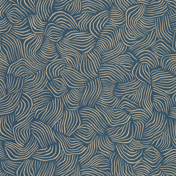 Iridescent Indigo Blue