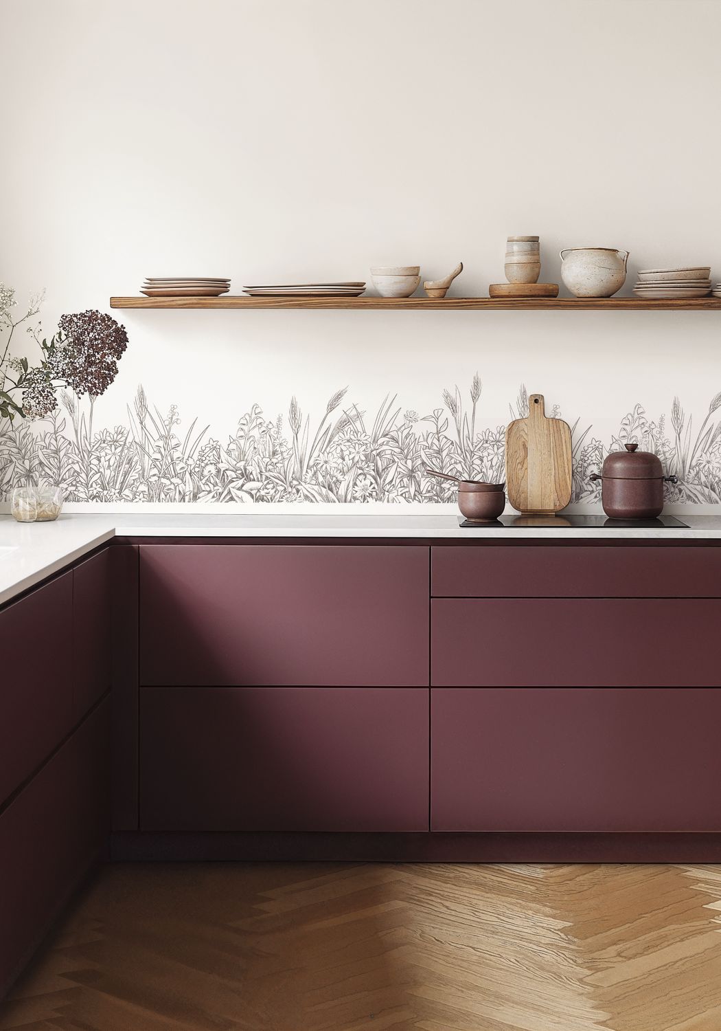 FLORAL SHADES Borders