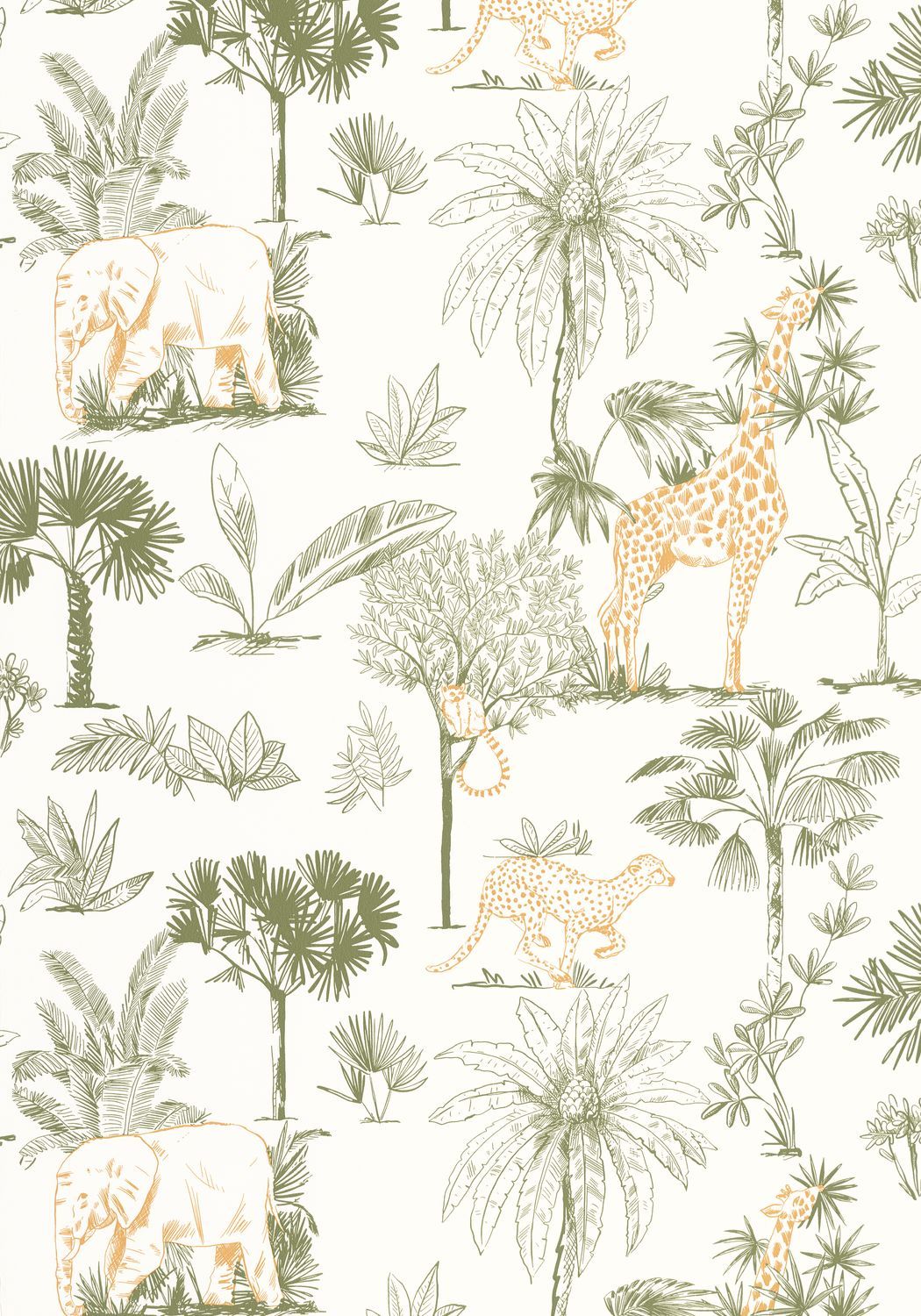 WALK IN THE SAVANNAH Wallpaper