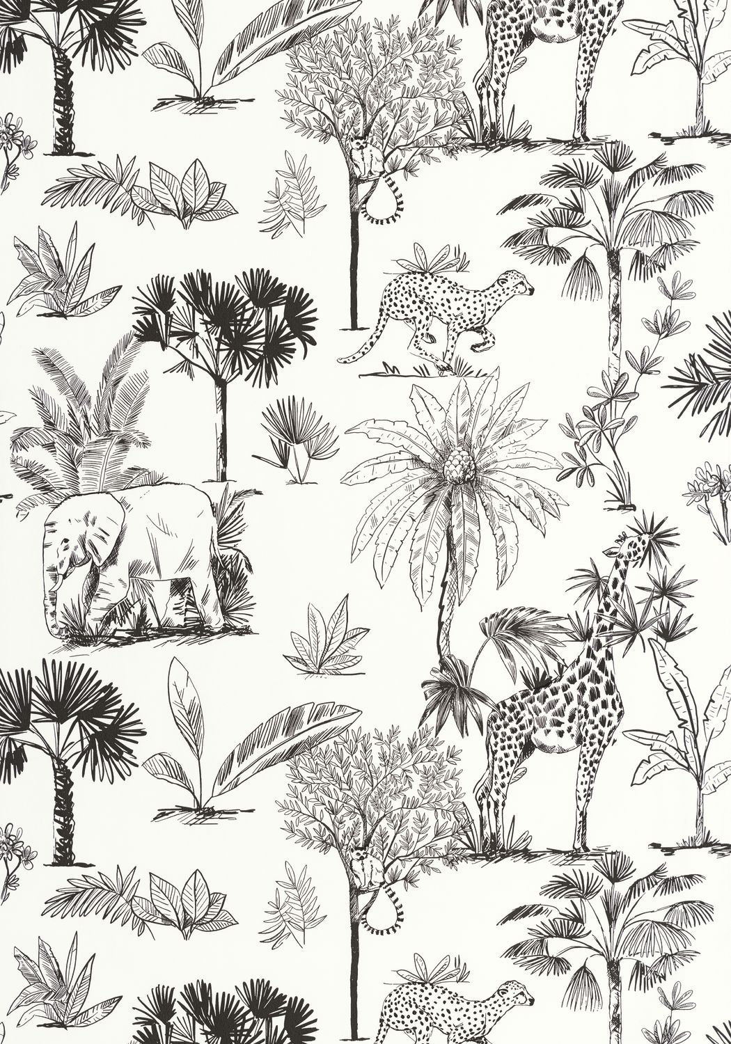 WALK IN THE SAVANNAH Wallpaper