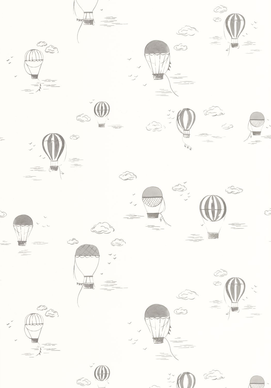BALLOONS IN THE CLOUDS Wallpaper