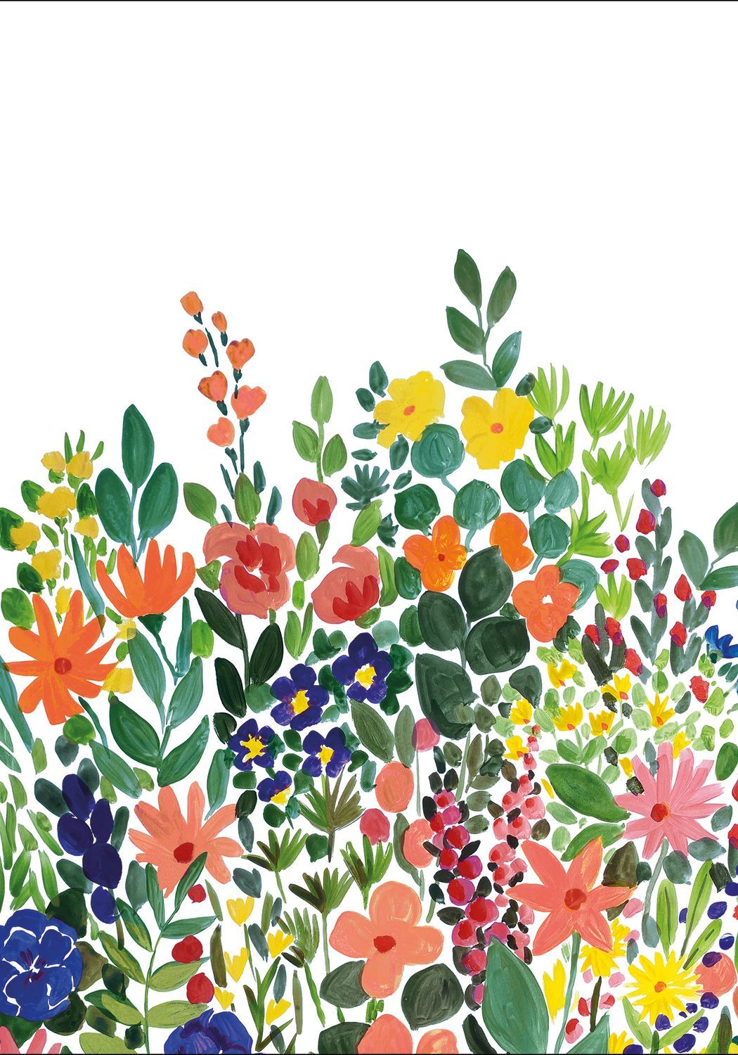 BLANKET OF BLOOMS Wallpanel