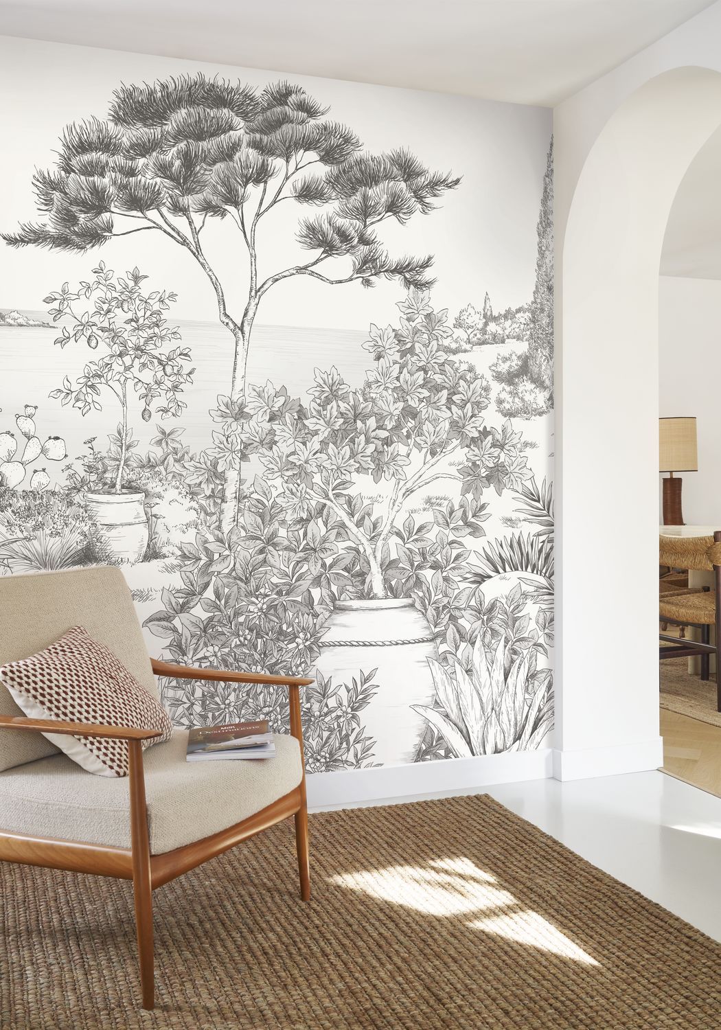 A L OMBRE DES PINS Wallpanel