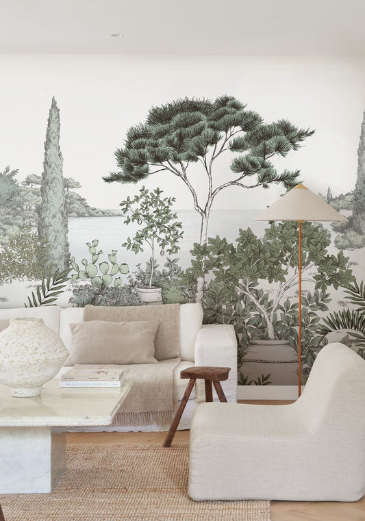 A L OMBRE DES PINS Wallpanel